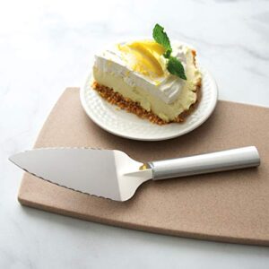 Rada Cutlery Pie Server and Ice Cream Scoop – Pie A ’La Mode Gift Set With Aluminum Handles Made in the USA