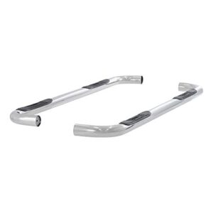 ARIES 204014-2 3-Inch Round Polished Stainless Steel Nerf Bars, No-Drill, Select Chevrolet Suburban