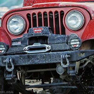 WARN 13910 Fixed Winch Mount Kit, Fits: Jeep CJ and Scrambler (1959-1986)