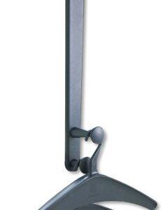 Quartet Over-the-Door Hook, Double Posts, 1 Hanger Included, Black (20703)