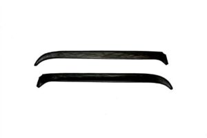 auto ventshade (avs) 32068 ventshade with smooth black finish, 2-piece set for 80-96 ford bronco, f-150, f-250 & f-350 super duty, also fits 97-98 f-250 & f-350 super duty with standard and supercab
