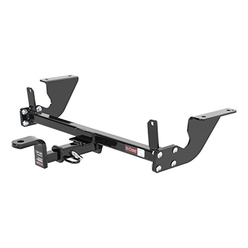 CURT 110283 Class 1 Trailer Hitch with Ball Mount, 1-1/4-In Receiver, Fits Select Mazda MX-5 Miata