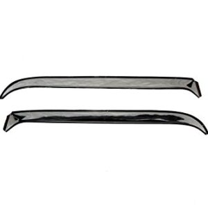 Auto Ventshade [AVS] Ventshade / Rain Guards | Stainless Steel Finish, 2 pc | 12688 | Fits 1980 - 1996 Ford F-150/F-250/F-350/Bronco