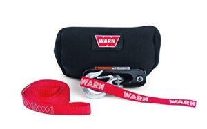 warn 8557 soft winch cover with bungee cord fasteners for m8274-50 winches