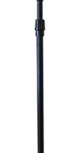 Carrand 93063 Deluxe Car Wash 8" Dip Brush with Bumper and 27-48" Extension Handle , Black