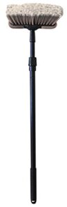 carrand 93063 deluxe car wash 8″ dip brush with bumper and 27-48″ extension handle , black