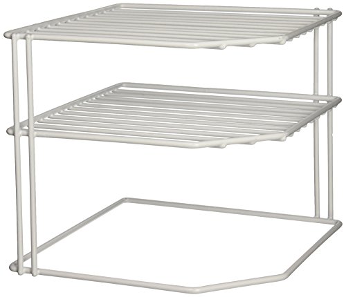 Grayline, White 40316, Corner Helper Shelf, 1-Pack