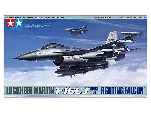 Tamiya 61098 1/48 Lockheed Martin F-16CJ Plastic Model Airplane Kit