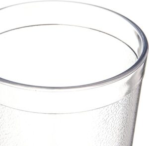 cfs stackable plastic tumbler, 20 ounce, clear (pack of 72)