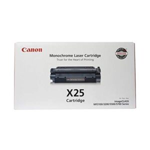 canon genuine toner, x25 black (8489a001), 1 pack, for canon imageclass mf3110, mf3111, mf3240, mf5530, mf5550, mf5730, mf5750, mf5770
