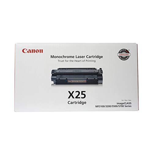 Canon Genuine Toner, X25 Black (8489A001), 1 Pack, for Canon imageCLASS MF3110, MF3111, MF3240, MF5530, MF5550, MF5730, MF5750, MF5770