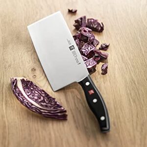 ZWILLING Twin Signature 7-inch Chinese Vegetable Cleaver, Razor-Sharp, Made in Company-Owned German Factory with Special Formula Steel perfected for almost 300 Years, German Knife