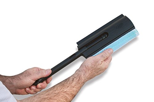 Carrand 9038 8" Compact Folding Squeegee , Black