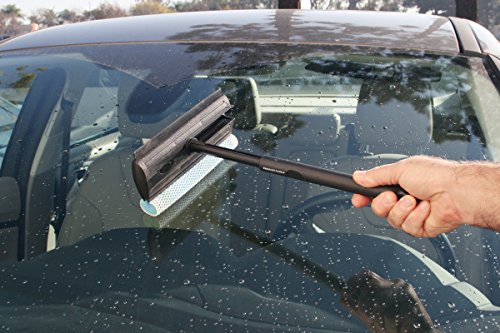 Carrand 9038 8" Compact Folding Squeegee , Black