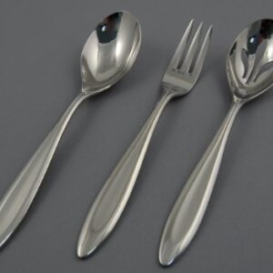 Ginkgo International Fontur 3-Piece Stainless Steel Hostess Serving Set