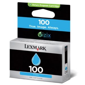 lexmark standard yield 100 cyan ink cartridge