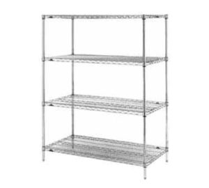 super erecta metro 18 x 48 chrome wire shelf