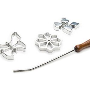 Fox Run Rosette Set, Cast-Aluminum, 4-Piece