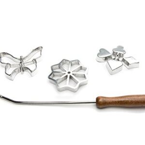 Fox Run Rosette Set, Cast-Aluminum, 4-Piece