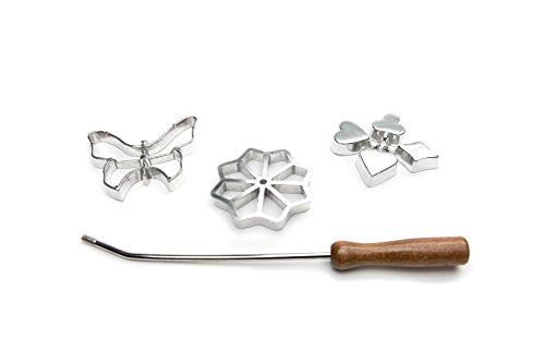 Fox Run Rosette Set, Cast-Aluminum, 4-Piece