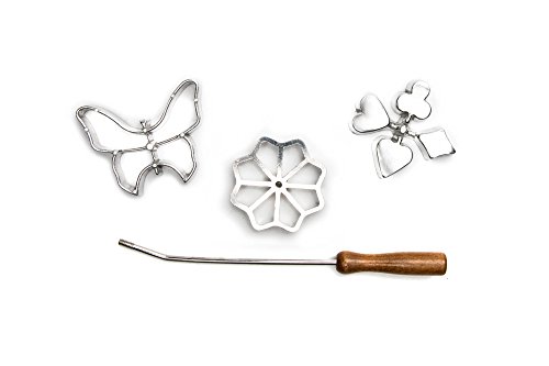 Fox Run Rosette Set, Cast-Aluminum, 4-Piece