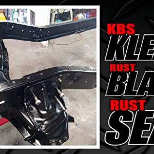 KBS Coatings 4402 Satin Black Rustseal -1 quart, Covers 50 Sq Ft, Proven Rust Prevention