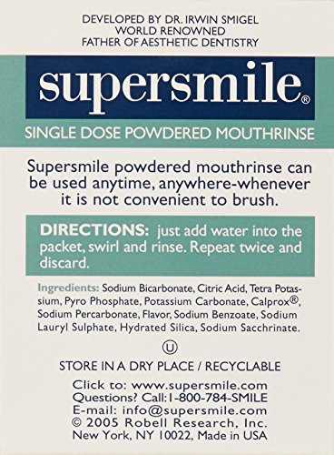 Supersmile Powdered Mouth Rinse, 0.06 oz
