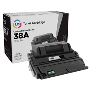 ld products compatible toner cartridge replacement for hp 38a q1338a (black) for use in laserjet: 4200, 4200dtn, 4200dtns, 4200dtnsl, 4200n & 4200tn