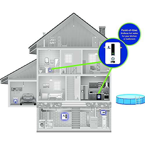 EcoSmart ECO 11 Electric Tankless Water Heater, 13KW at 240 Volts with Patented Self Modulating Technology