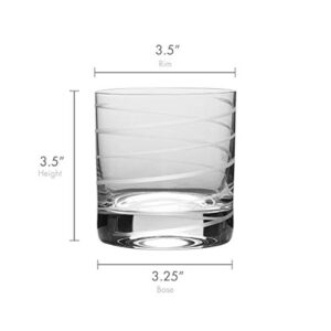 Mikasa, Double Old Fashioned Glass, Clear Clear, Set of 4