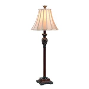 Kenroy Home 20182GR Iron Lace Buffet Lamp with Golden Ruby Finish, Classic Style, 32" Height, 11" Width, 11" Depth