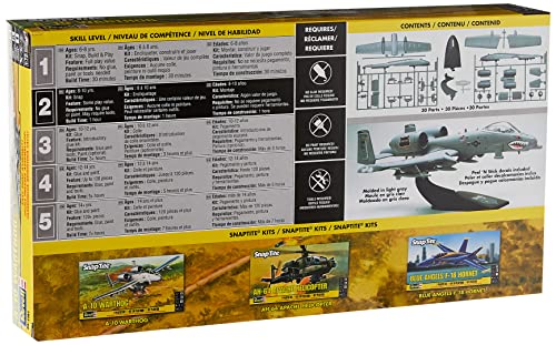 Revell SnapTite A-10 Warthog Plastic Model Kit , White