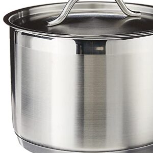 Winware Stainless Steel 4.5 Quart Sauce Pan with Cover, 4 qt