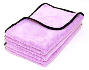 cobra super plush deluxe 600 microfiber towel, 24 x 16 inches – 3 pack