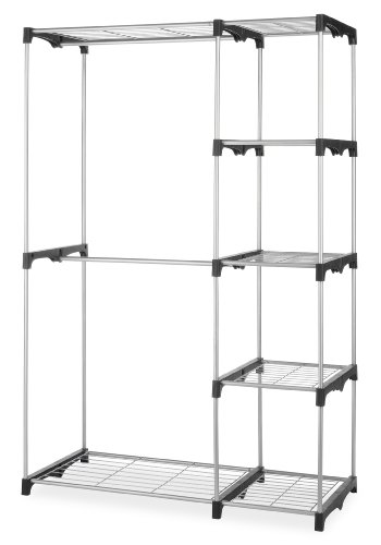 Whitmor Double Rod Freestanding Closet Organizer