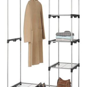 Whitmor Double Rod Freestanding Closet Organizer