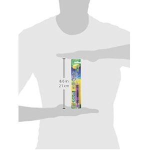 GUM - 202RK Crayola Timer Light Toothbrush (Single Toothbrush) Soft Bristle, Packaging May Vary
