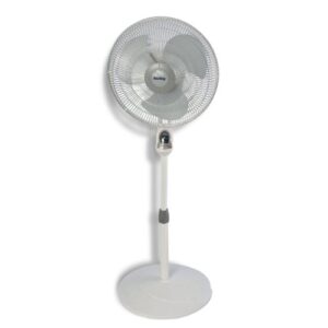 16″ oscillating residential pedestal fan, 3 speed