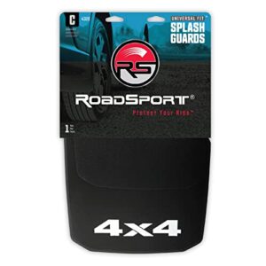 RoadSport 4320 'C' Series Universal Fit Premiere Splash Guard (Black with 4 x 4; 18" Height x 10-3/8" Wide)