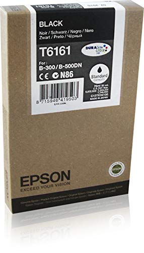 Epson Black Ink Cartridge, 3000 Yield (C13T616100)