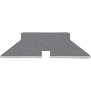 cosco easycut carton cutter replacement blade, metallic 10 per pack