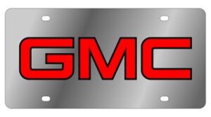 gmc logo license plate