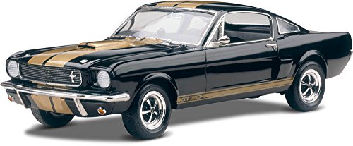 Revell 85-2482 '66 Shelby Mustang GT350H Model Car Kit 1:24 Scale 91-Piece Skill Level 4 Plastic Model Car Building Kit, Black