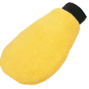 Carrand 40307 Microfiber Car Wash Mitt , Yellow