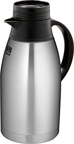 Zojirushi Stainless Steel Vacuum Carafe with Brew-Thru Lid, 64-Ounce, Black