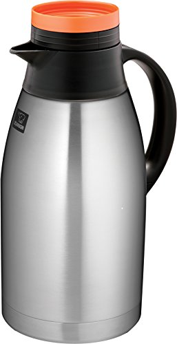 Zojirushi Stainless Steel Vacuum Carafe with Brew-Thru Lid, 64-Ounce, Black