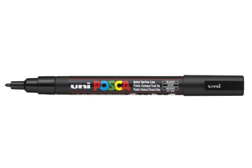 posca Acrylic Paint Marker, Fine, Black