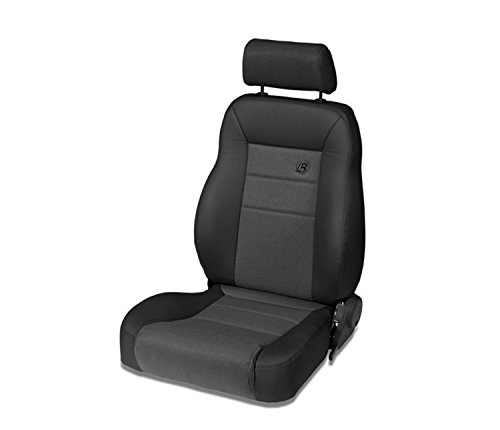 Bestop 3946015 Black Denim Trailmax II Pro Passenger Front Seat - Jeep 1976-2006 CJ7 & Wrangler