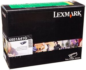 lexmark return program toner cartridge for us government, 7000 yield (x651a41g)