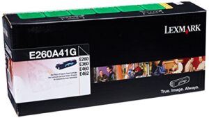 lexmark return program toner cartridge for us government, 3500 yield (e260a41g), black